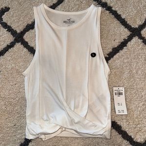 Hollister Crossover White Tank Top NWT